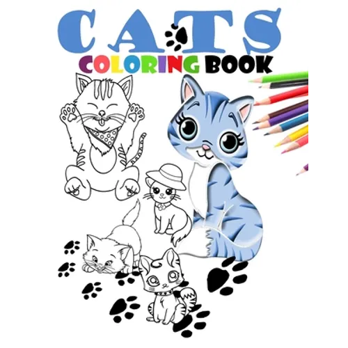 Cats coloring book: Cat coloring book for kids ages 4-8-10-12 - Paperback