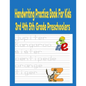 Handwriting Practice Books For Kids 3rd 4th And 5th Grade Preschoolers: Handwriting practice books for kids Preschool Writing Workbook - Paperback