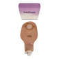 Safe N Simple 9" Urostomy 2-Piece Pouch Beige, Flange with Valve and Belt Tabs (80 Count)