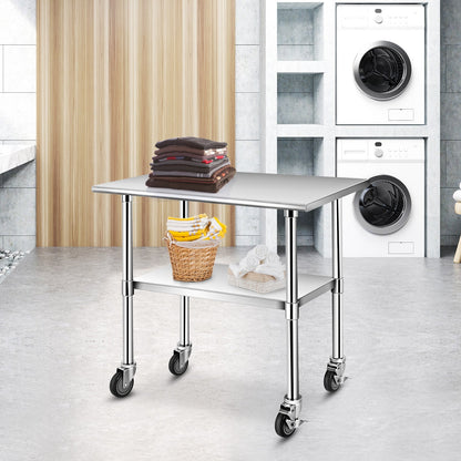 Stainless Steel Commercial Kitchen Prep and Work Table