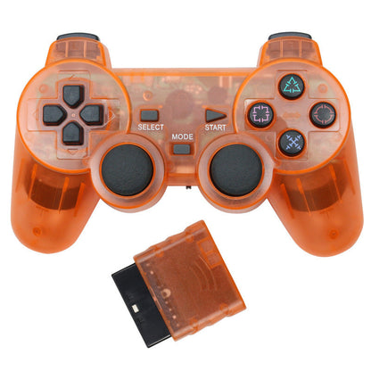Transparent Eye Catching Wireless Dual Shock Bluetooth Joystick Gamepad Console Controller Compatible With PC Laptop