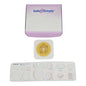 Safe N Simple 2- Piece Flat Wafer Standard Wear Tape Collar White, Flange Cut to Fit (80 Count)