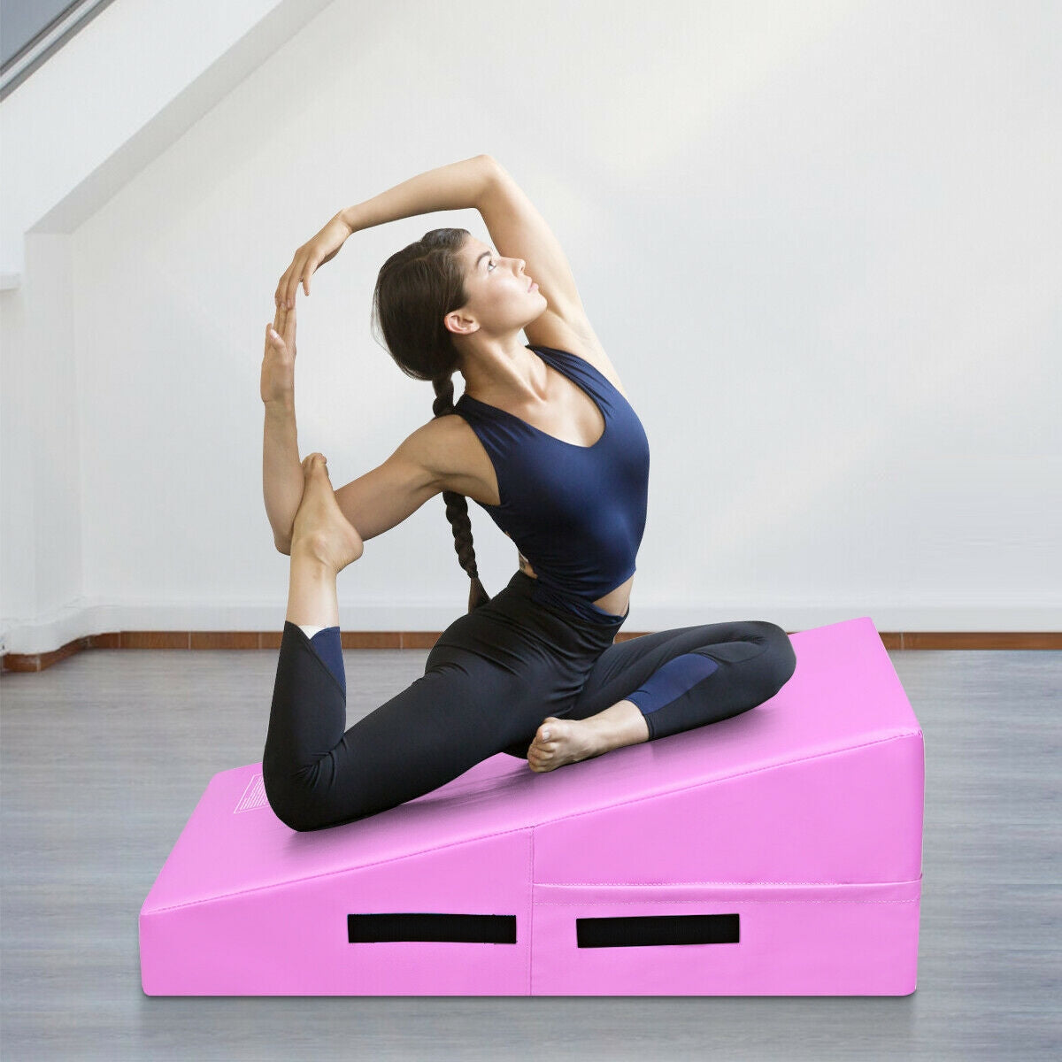 Incline Gymnastics Mat Wedge Ramp Gym Tumbling Exercise Mat
