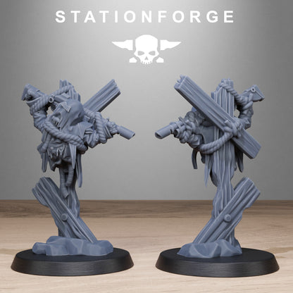 3D Printed GrimGuard Objective Markers by Stationforge Miniatures