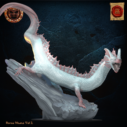 3D Printed Taniwha by Lost Kingdom Miniatures