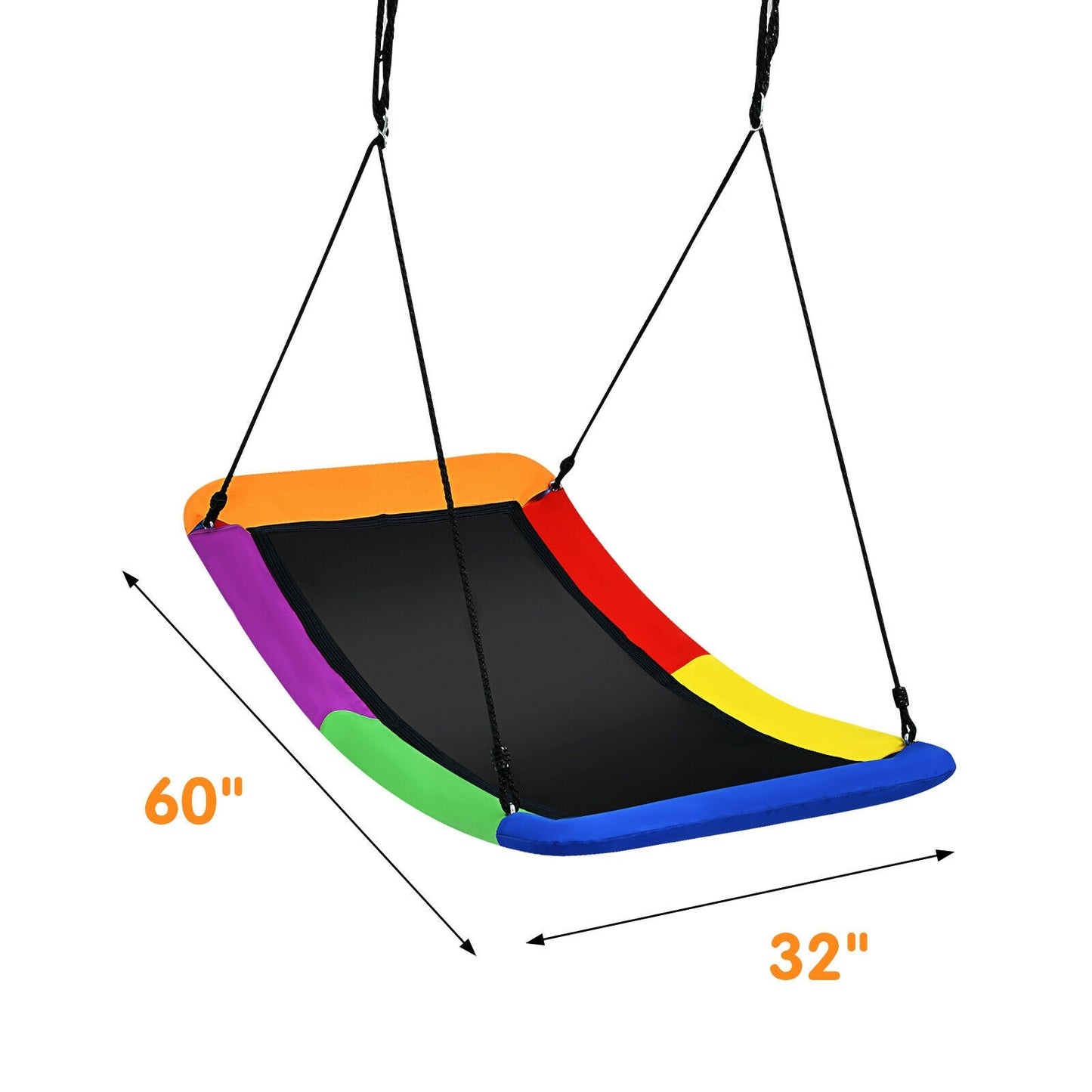60 Inch Platform Tree Swing 700 lbs for Kids and Adults