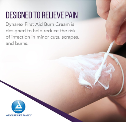 Dynarex First Aid Burn Cream, 0.9 g Foil Packet, 144/bx, 12bxs/case (1728 Count)