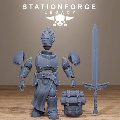 3D Printed Solaris Greatswordsmen by Stationforge Miniatures