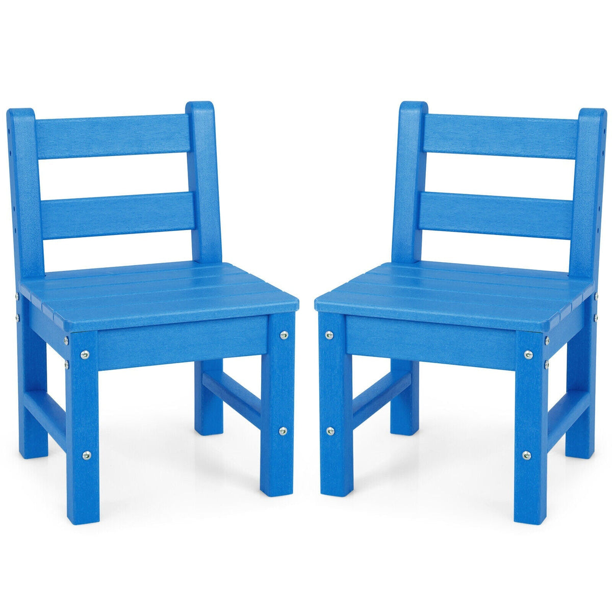 2 Pieces Kids Learning Chair set with Backrest