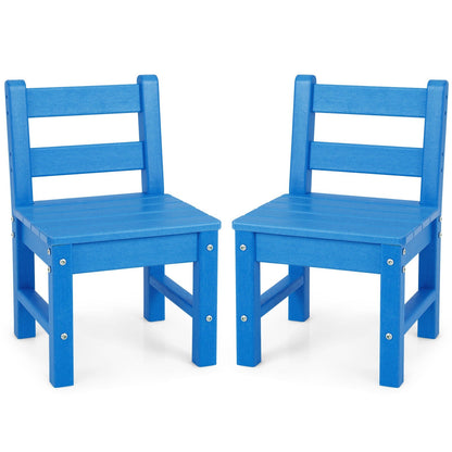 2 Pieces Kids Learning Chair set with Backrest