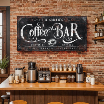 Coffee Bar Sign XI