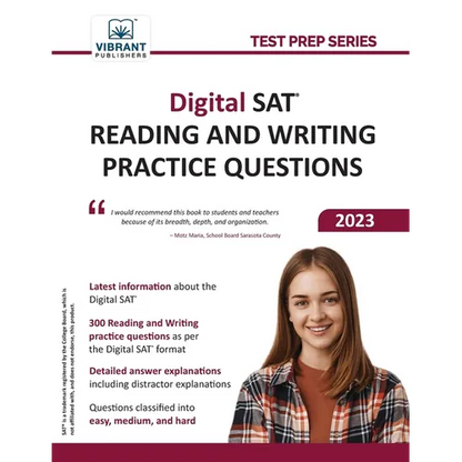Digital SAT Reading and Writing Practice Questions - Paperback