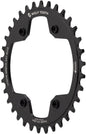 Wolf Tooth 96 BCD Chainring - 32t 96 Asymmetric BCD 4-Bolt For Shimano Cranks Drop-Stop ST Requires 12-Speed HG+ Chain BLK