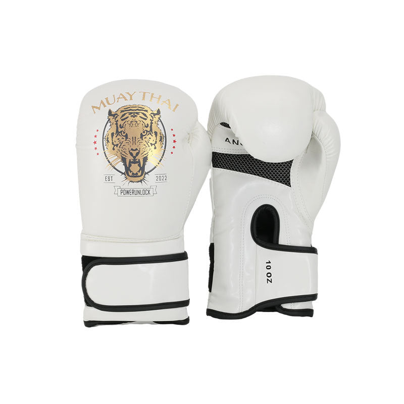 Boys Muay Thai Boxing Training With A Punching Bag And Gloves