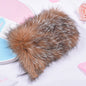 Fall Winter Stretch Wool Scarf With Headgear