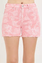 RISEN High Rise Printed Shorts