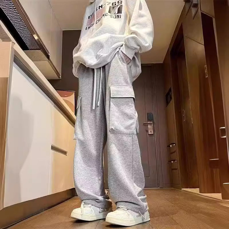 Wide-leg Straight Leg Long Pants