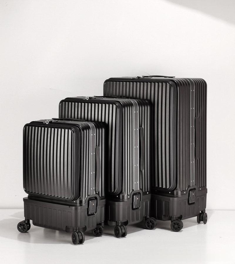 Multifunctional Side-opening High-capacity Suitcase With Dry-wet Separation And An Aluminum Frame