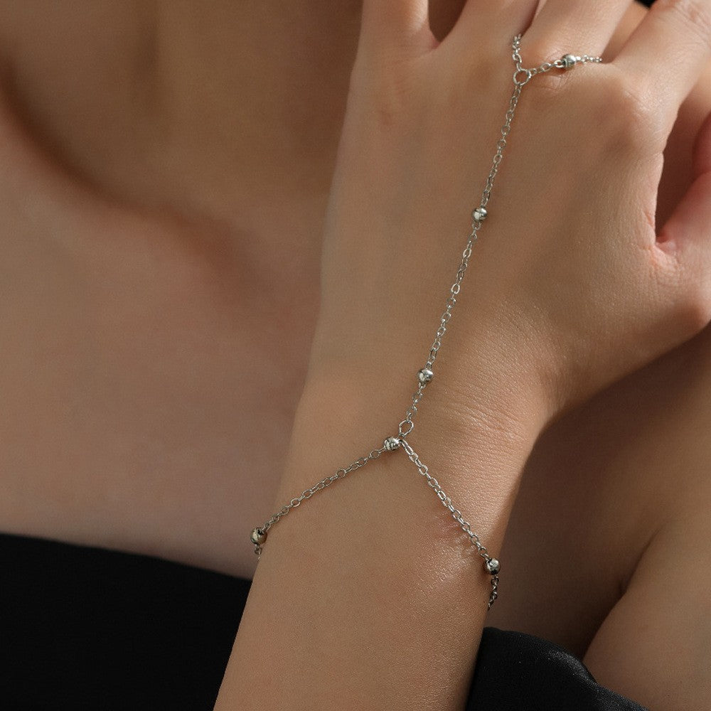 New Stylish Ring Bracelet With A Light-luxury High-end Vibe