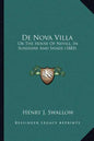 de Nova Villa: Or the House of Nevill, in Sunshine and Shade (1885) - Paperback