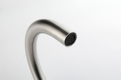 Floor Mounted Tub Faucet High Flow Freestanding Tub Filler with Handheld Shower Swivel