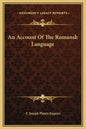 An Account of the Romansh Language - Hardcover