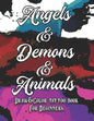 Angels, Demons and Animals Tattoo: Draw&Color book for beginners - Paperback