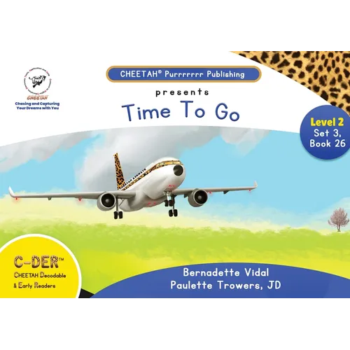 C-DER(Cheetah decodable & early readers)Set 3, book 26, Time to go - Paperback