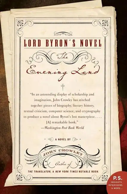 Lord Byron's Novel: The Evening Land - Paperback