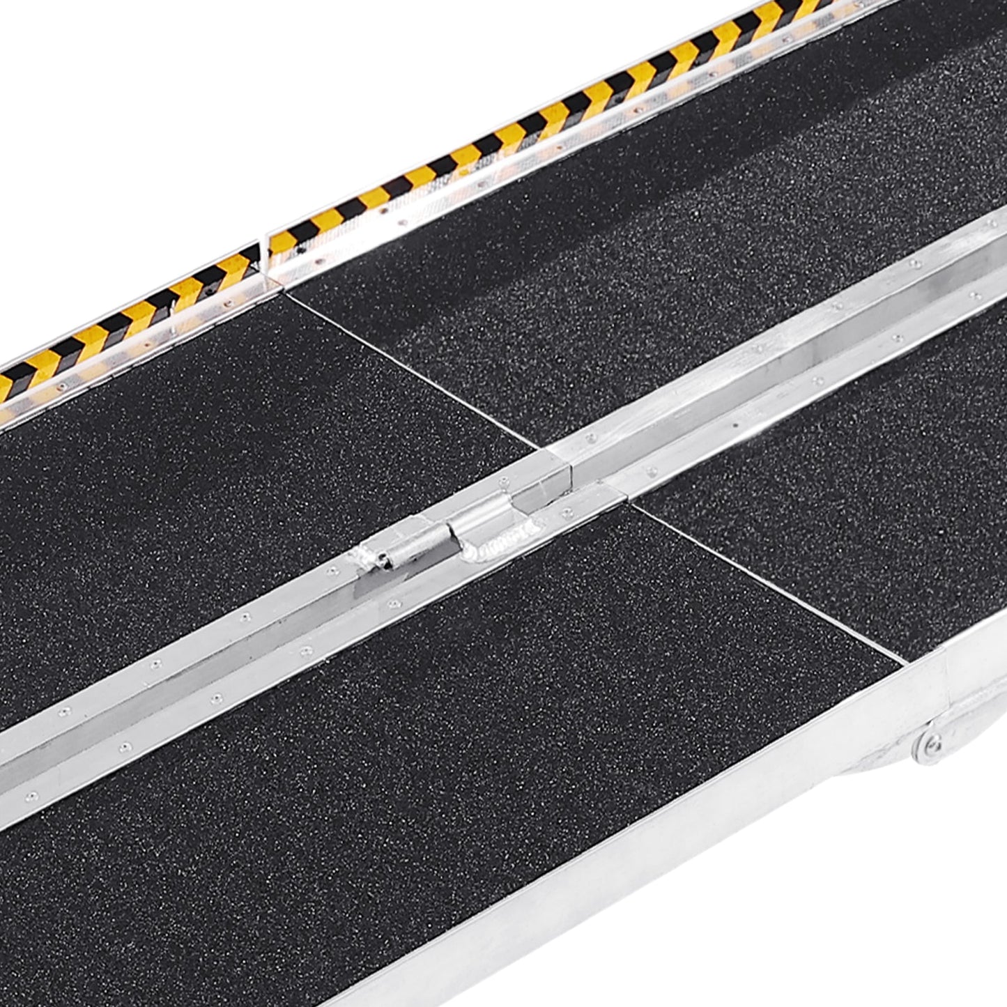 8 Ft Aluminum Folding Wheelchair Ramp Non-Slip 800 Lb