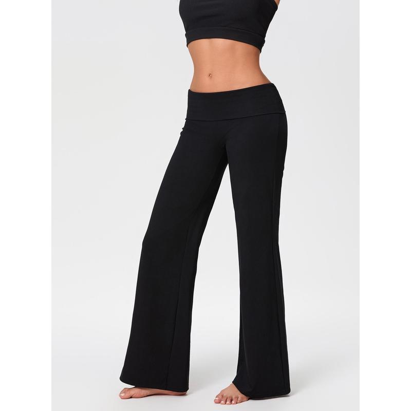 Womens Loose-Fit Foldable Casual Pants For Spring And Summer