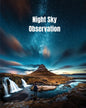 Night Sky Observation: Astronomy Journal Gift, Stars, Space & Galaxy Observations & Notes, Telescope Notebook, Book - Paperback