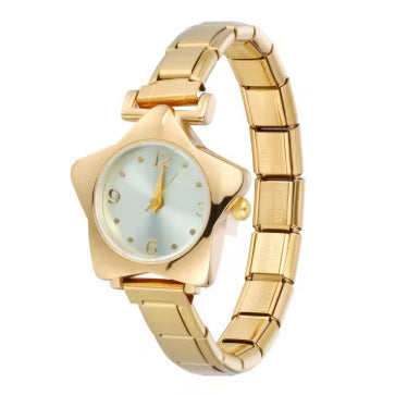 New Colorful Five Star Stainless Steel Watch Bracelet