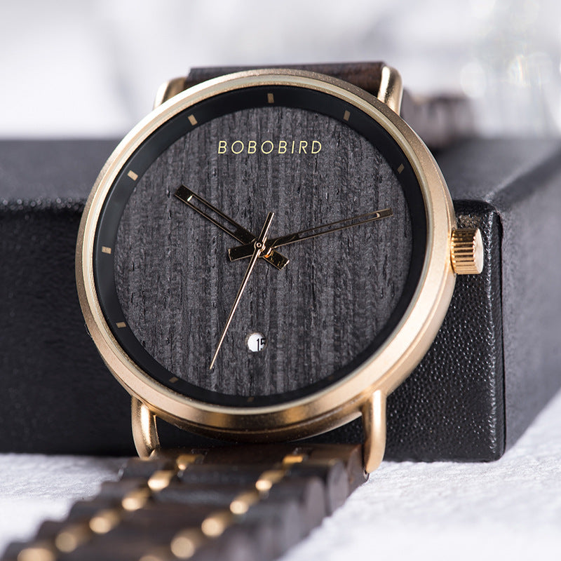 BOBO BIRD Wooden Watch T34 For Men