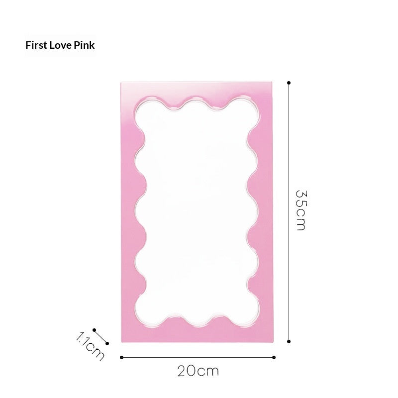 New Square Wave Pattern Vanity Mirror Wall Mirror Entryway Mirror