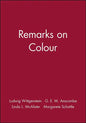 Remarks on Colour - Paperback