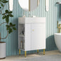 Amelia 21.6' Bathroom Vanity with Storage Cabinet, Single Ceramic Sink and Le...