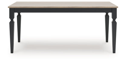 Brenkerton - Rectangular Dining Room Table - Grayish Brown / Black