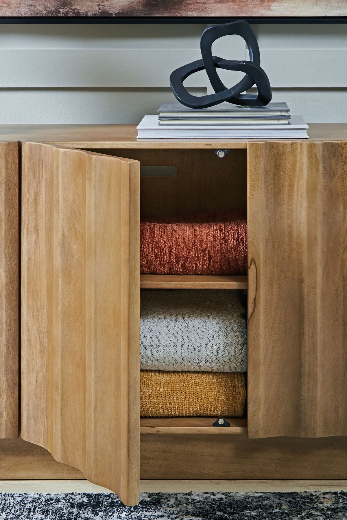Timkins - Accent Cabinet - White Washed