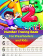 Number Tracing book for Preschoolers and kids ages 3-6: Number tracing workbook, Practice For preschoolers, line tracing - Paperback