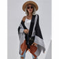 Women's Check Plus Size Loose Knit Cardigan