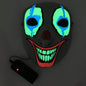 LED Mask Luminous Glowing Halloween Party Mask Neon EL Mask Halloween Cosplay Mask