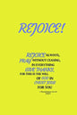 Rejoice! - Paperback