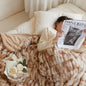 LuxuryRabbit Plush Blanket Winter Thickened Fur