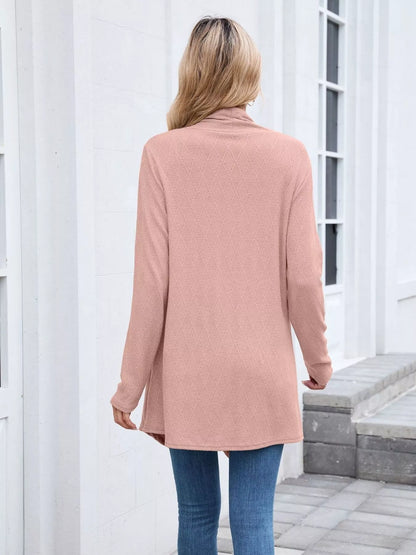 Open Front Long Cardigan
