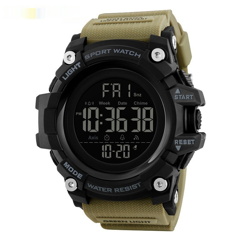 Mens Outdoor Sports Electronic Watch With Multi-Function