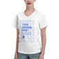 Simple And Practical Women's V-neck Short-sleeved T-shirt