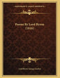 Poems By Lord Byron (1816) - Paperback