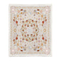 Chinese Floral Flannel Blanket – Soft Printed Throw in Multiple Sizes