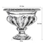 Crystal Glass Thickened Flanged Vase